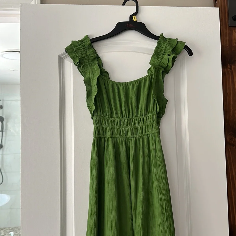 Abercrombie & Fitch Green Maxi Dress